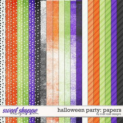 Halloween Party: Papers by River Rose Designs