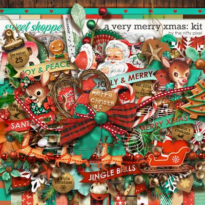 A VERY MERRY XMAS | KIT by The Nifty Pixel