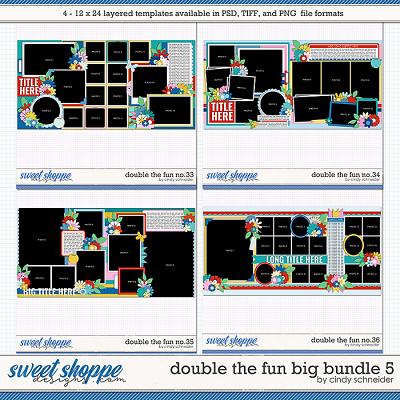 Cindy's Layered Templates - Double the Fun Big Bundle 5 by Cindy Schneider