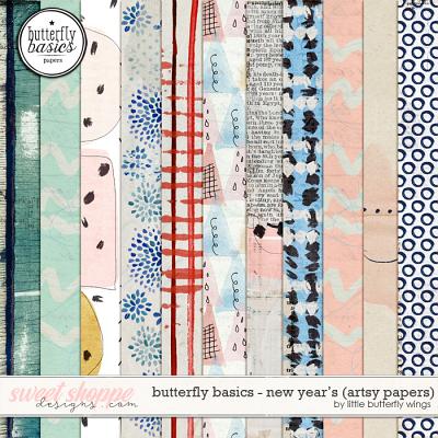 Butterfly Basics - New Year's artsy papers by Little Butterfly Wings