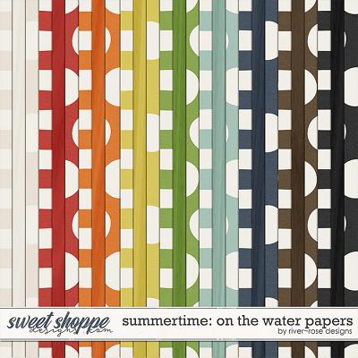 Summertime: On the Water Papers by River Rose Designs