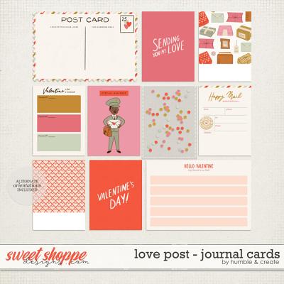 Love Post | Journal Cards - by Humble & Create