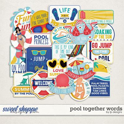 Pool Together Words by LJS Designs