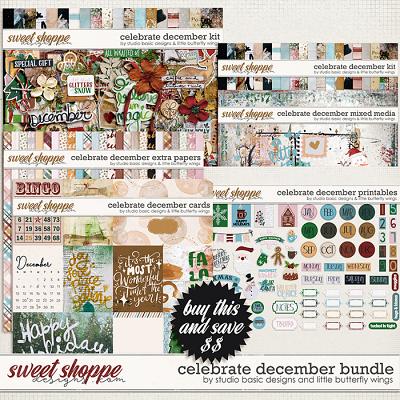 Celebrate December Bundle by Studio Basic and Little Butterfly Wings