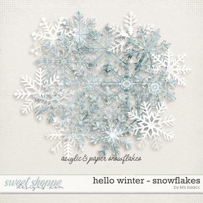 Hello Winter | Snowflakes - by Kris Isaacs