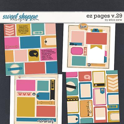 EZ Pages v.29 Templates by Erica Zane