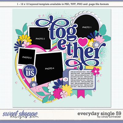 Cindy's Layered Templates - Everyday Single 59 by Cindy Schneider