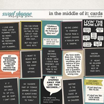 In The Middle Of It: Cards by Erica Zane