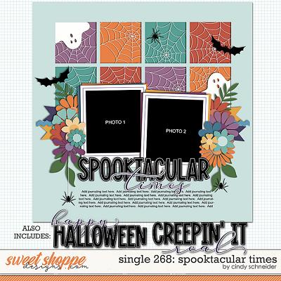 Cindy's Layered Templates - Single 268: Spooktacular Times by Cindy Schneider
