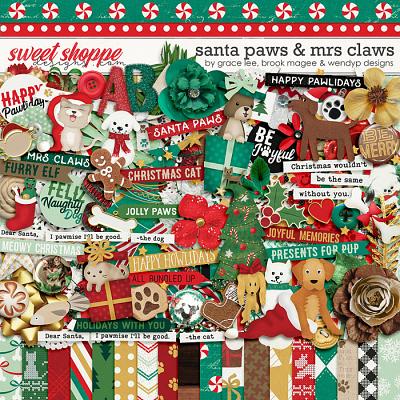 Santa Paws & Mrs Claws by Grace Lee, Brook Magee & Wendyp Designs