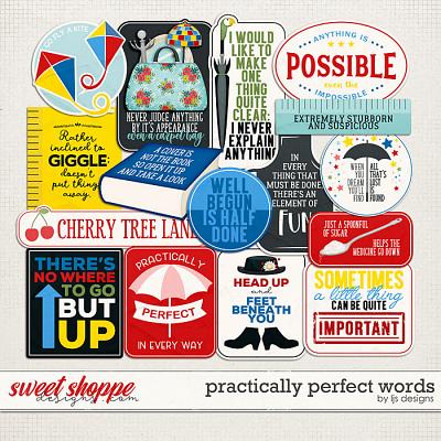 Practically Perfect Words by LJS Designs