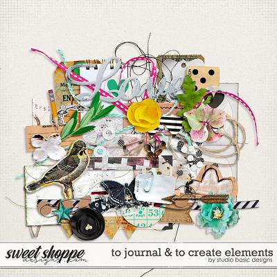 To Journal & To Create Elements by Studio Basic