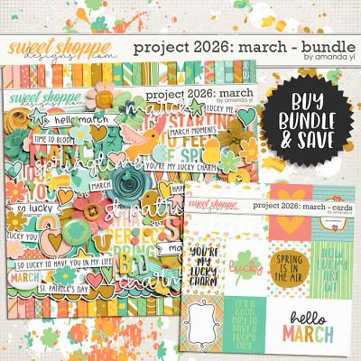 Project 2026: march - bundle by Amanda Yi