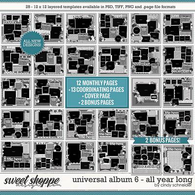 Cindy's Layered Templates - Universal Album 6: All Year Long by Cindy Schneider