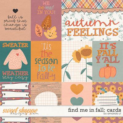 Find me in fall: cards by Amanda Yi
