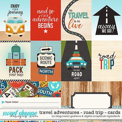Travel Adventures - Road Trip {cards} by Blagovesta Gosheva & Digital Scrapbook Ingredients