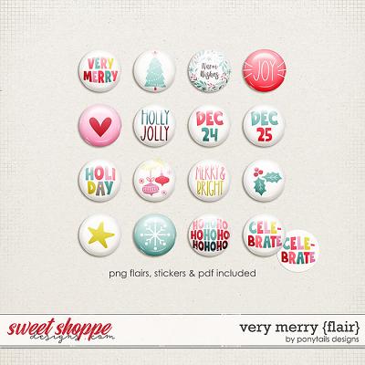 Very Merry Flair by Ponytails