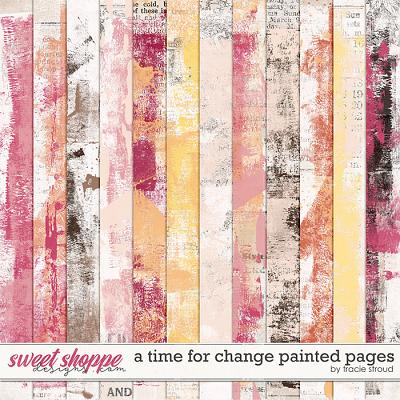 A Time For Change Painted Pages by Tracie Stroud