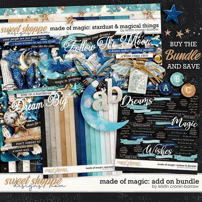 Made of Magic: Add On Bundle by Kristin Cronin-Barrow Made of Magic: Add On Bundle by Kristin Cronin-Barrow