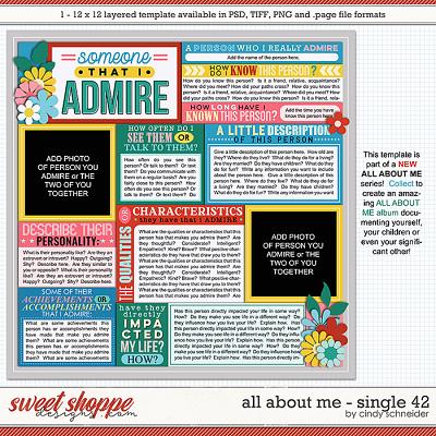 Cindy's Layered Templates - All About Me Single 42 by Cindy Schneider