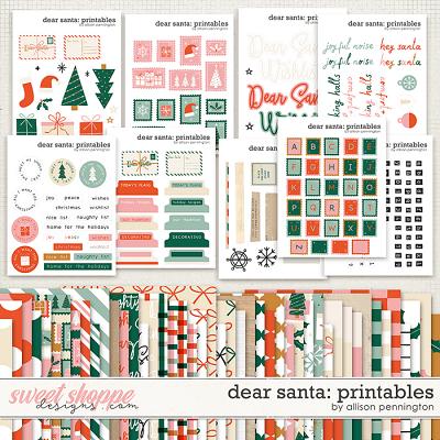 Dear Santa: Printables by Allison Pennington