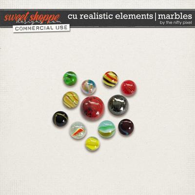 CU REALISTIC ELEMENTS | MARBLES by The Nifty Pixel