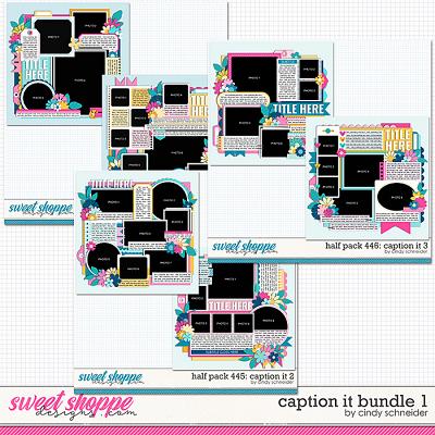Cindy's Layered Templates - Caption It Bundle 1 by Cindy Schneider