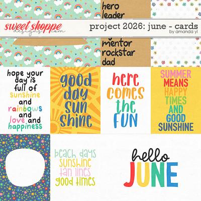 Project 2026: june - cards by Amanda Yi
