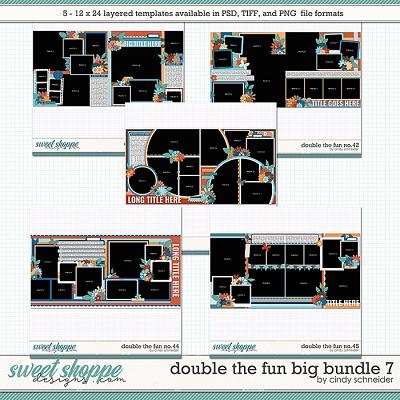 Cindy's Layered Templates - Double the Fun Big Bundle 7 by Cindy Schneider