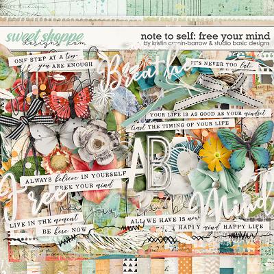 Note To Self: Free Your Mind Kit by Kristin Cronin-Barrow & Studio Basic
