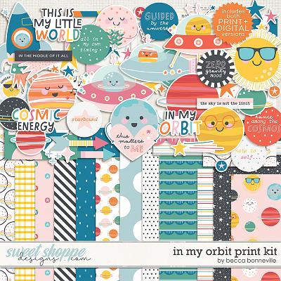 In My Orbit Print Kit by Becca Bonneville