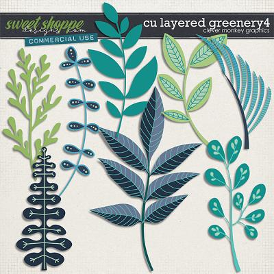 CU Layered Greenery 4 by Clever Monkey Graphics  