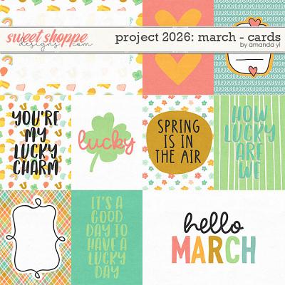 Project 2026: march - cards by Amanda Yi Project 2026: march - cards by Amanda Yi