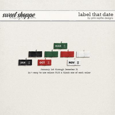 Label That Date by Pink Reptile Designs Label That Date by Pink Reptile Designs