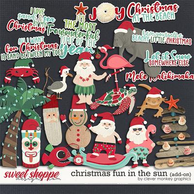 Christmas Fun in the Sun (add-on) by Clever Monkey Graphics