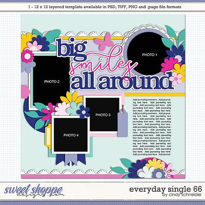 Cindy's Layered Templates - Everyday Single 66 by Cindy Schneider