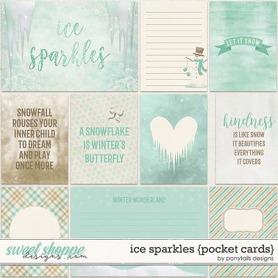 Ice Sparkles Pocket Cards by Ponytails