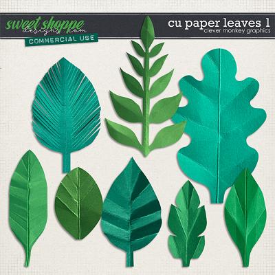 CU Paper Leaves 1 by Clever Monkey Graphics   
