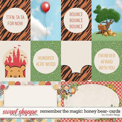 Remember the Magic: HONEY BEAR- CARDS by Studio Flergs