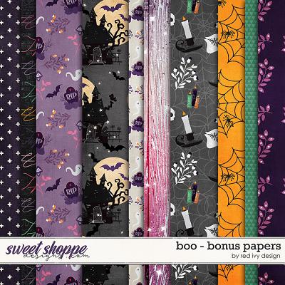 Boo - Bonus Papers by Red Ivy Design