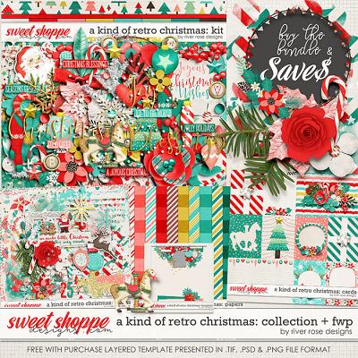 A Kind of Retro Christmas: Collection + FWP by River Rose Designs