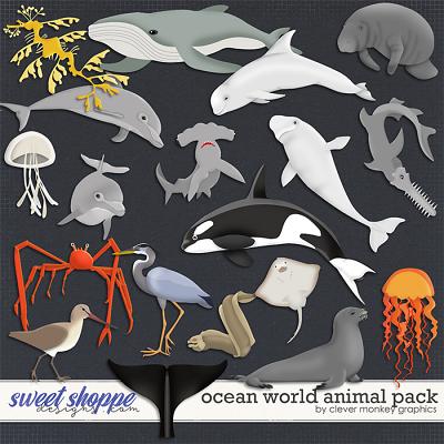 Ocean World Animal Pack by Clever Monkey Graphics 