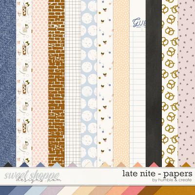 Late Nite | Papers - by Humble & Create