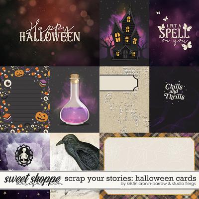 Scrap Your Stories: Halloween- CARDS by Studio Flergs & Kristin Cronin-Barrow