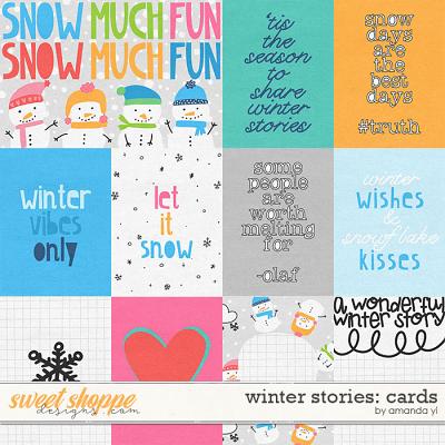 Winter Stories: cards by Amanda Yi