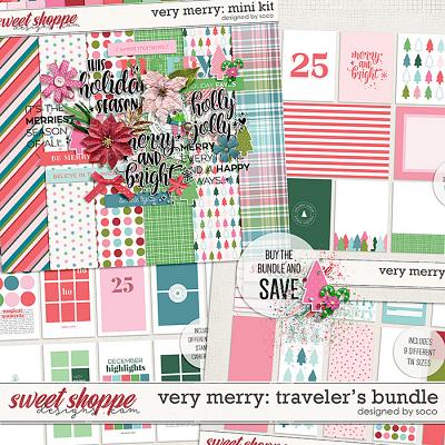 Very Merry: Traveler's Bundle | Designed by Soco Very Merry: Traveler's Bundle | Designed by Soco