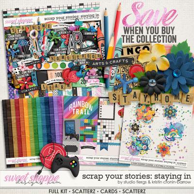 Scrap Your Stories: Staying In- COLLECTION by Studio Flergs & Kristin Cronin-Barrow