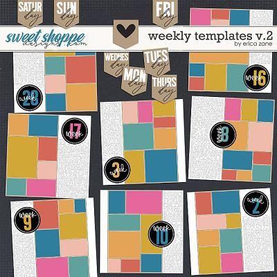 Weekly Templates v.2 by Erica Zane