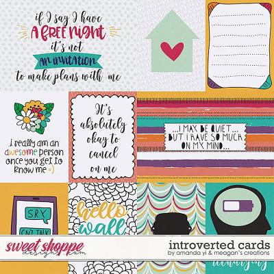 Introverted cards by Amanda Yi & Meagan's Creations