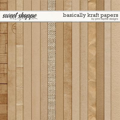 Basically Kraft Papers by Pink Reptile Designs